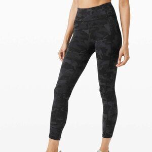 Lululemon Invigorate High-Rise Tight 25" Incognito Camo Multi Grey